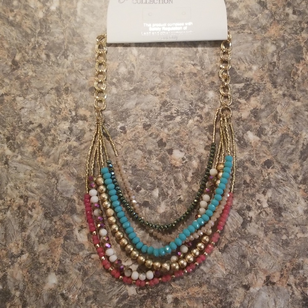 NWT beaded necklace